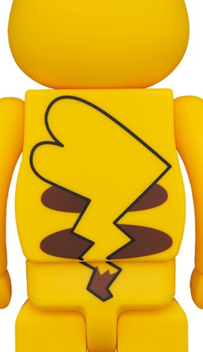 Bearbrick x Pokémon Pikachu Female Ver. 400% Yellow