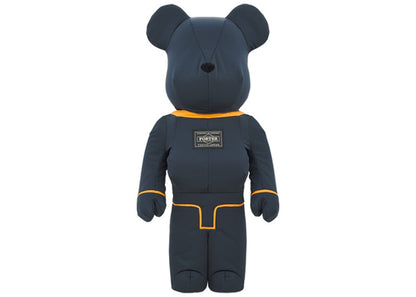 Bearbrick x Porter Tanker 1000% Iron Blue