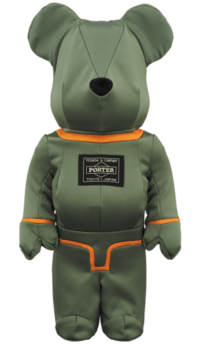 Bearbrick x Porter Tanker 400% Sage Green