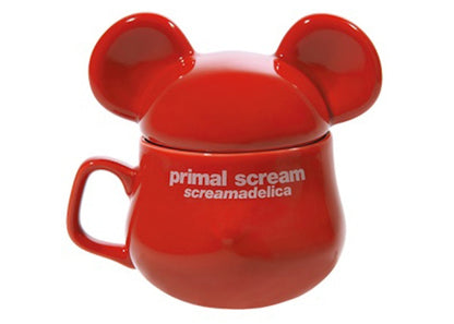 Bearbrick x Primal Scream (Screamadelica) Bearmug Mug Red
