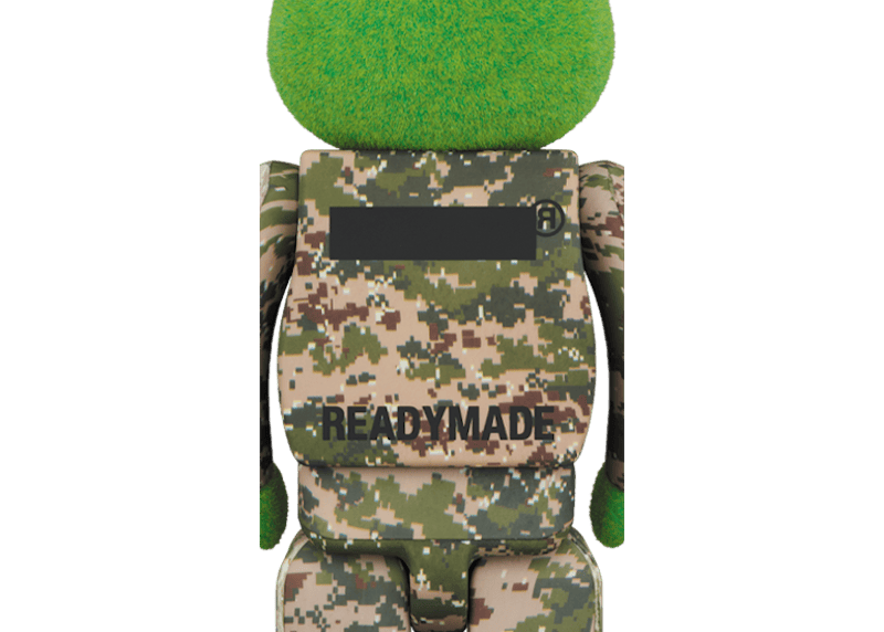 Bearbrick x READYMADE x FCReal Bristol 100% & 400% Set Green Multicolor
