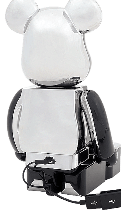 Bearbrick x Radius Speaker System 400% Black