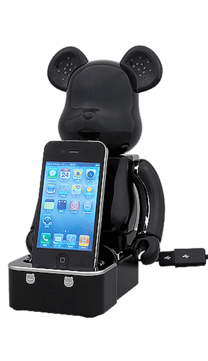 Bearbrick x Radius Speaker System 400% Black