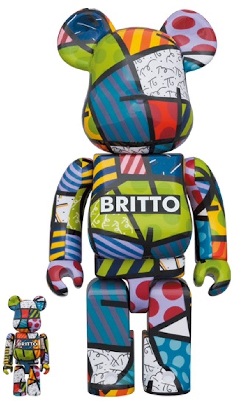 Bearbrick x Romero Britto 100% & 400% Set