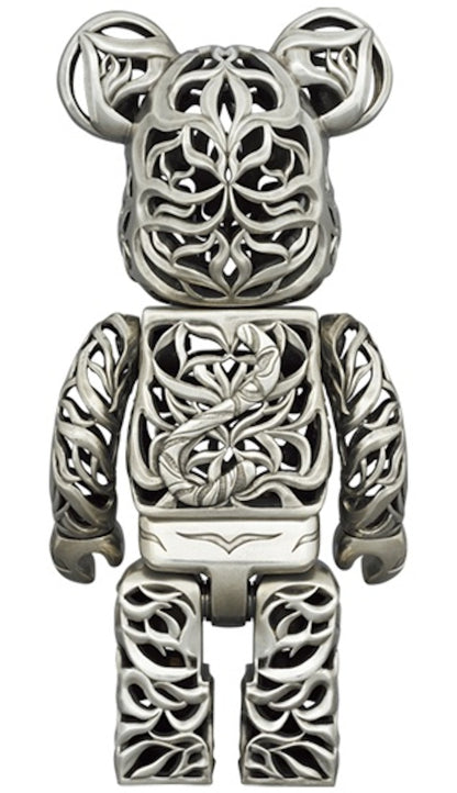 Bearbrick x Royal Selangor Tiger 400% Silver