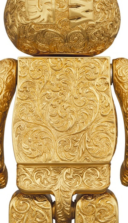 Bearbrick x Royal Selangor x BAPE Shark 400% Gold