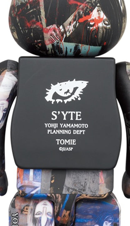 Bearbrick x S'YTE x Junji Ito Tomie 100% & 400% Set