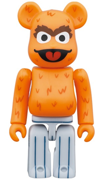 Bearbrick x Sesame Street Oscar the Grouch (The Original Orange Fur Ver.) 100% & 400% Set