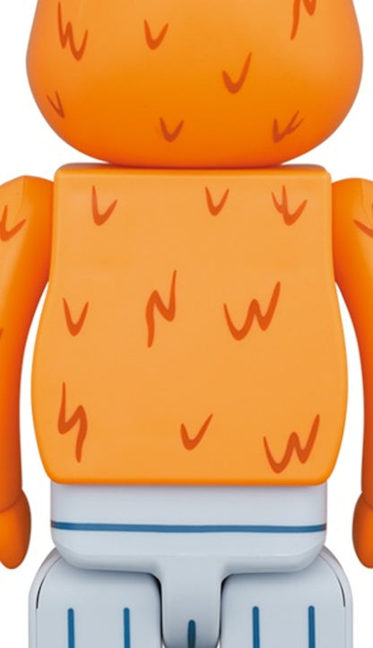 Bearbrick x Sesame Street Oscar the Grouch (The Original Orange Fur Ver.) 100% & 400% Set