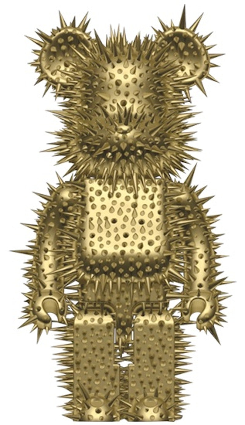 Bearbrick x Shinsuke Ikeuchi Spike 1000% Gold