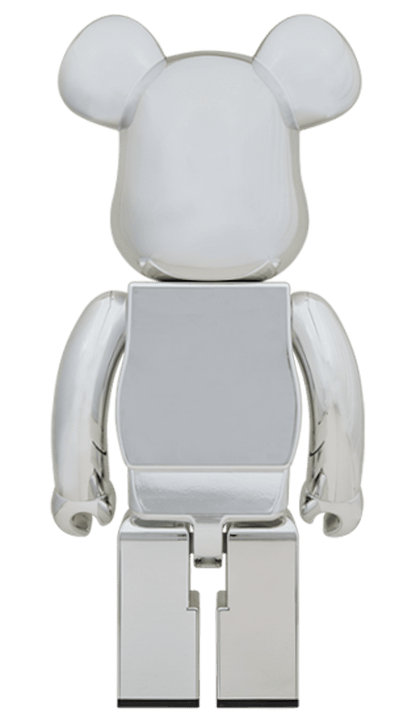 Bearbrick x Sorayama Sexy Robot 1000% Silver