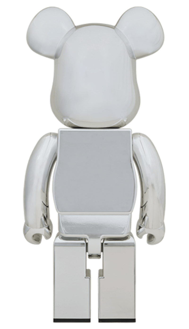 Bearbrick x Sorayama Sexy Robot 1000% Silver