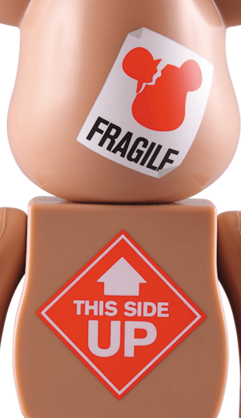 Bearbrick x Staple 400% Brown