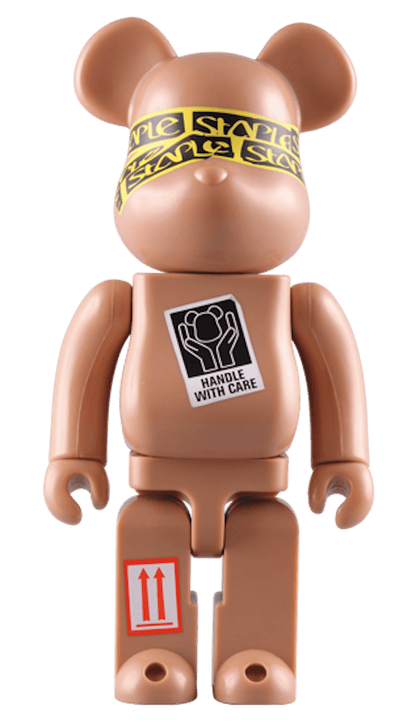 Bearbrick x Staple 400% Brown