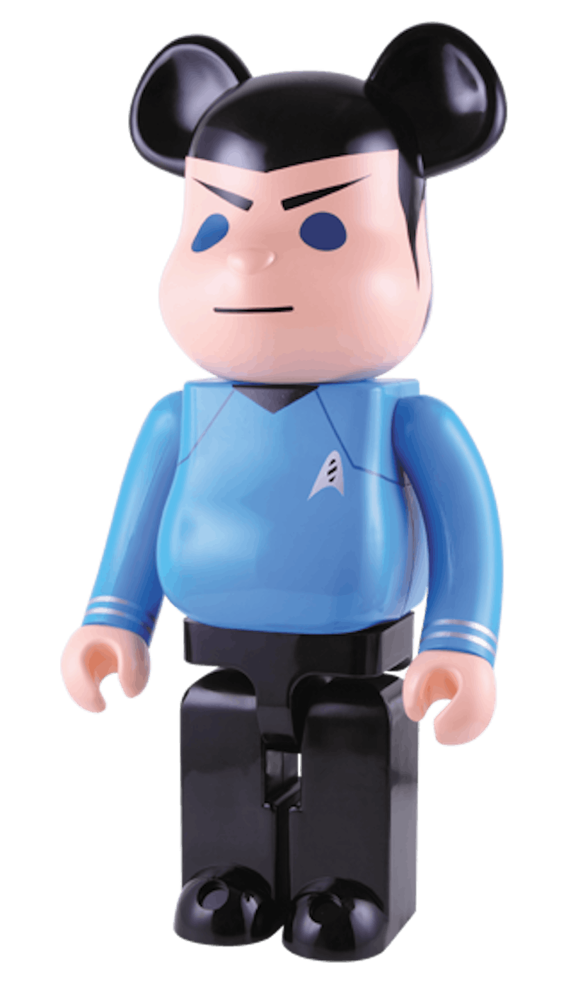 Bearbrick x Star Trek Spock 1000% Multi