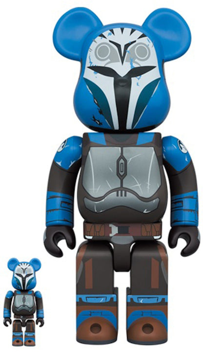 Bearbrick x Star Wars Bo-Katan Kryze (The Mandalorian Ver.) 100% & 400% Set