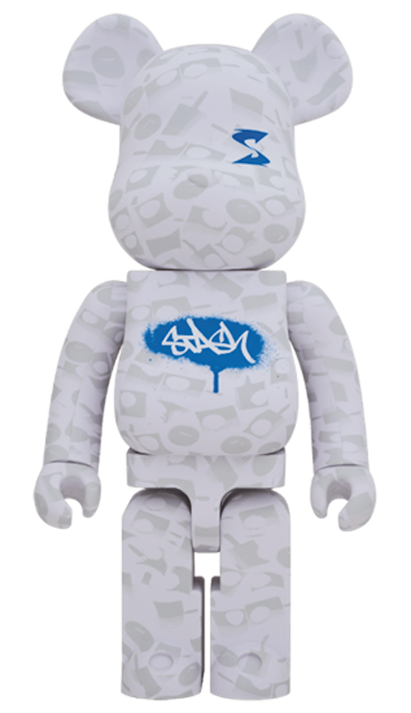 Bearbrick x Stash 1000% White