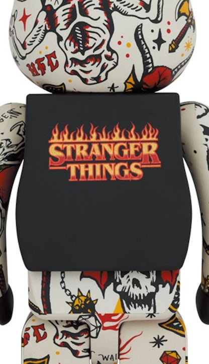 Bearbrick x Stranger Things Hellfire Club 1000%