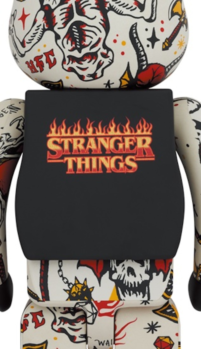 Bearbrick x Stranger Things Hellfire Club 1000%