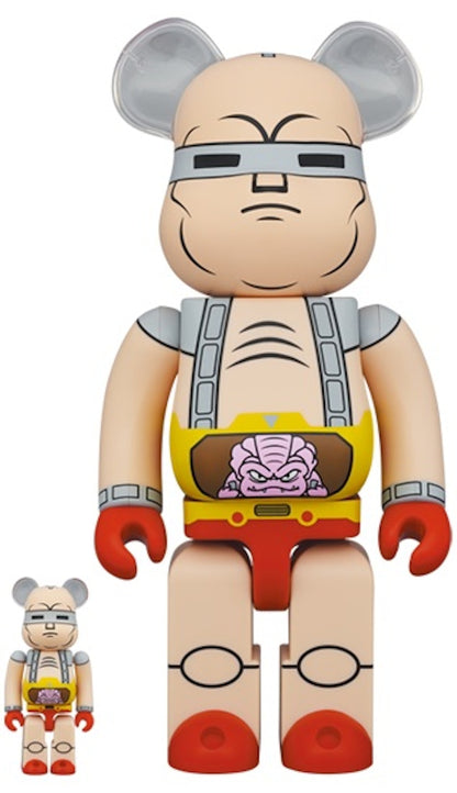 Bearbrick x Teenage Mutant Ninja Turtles Krang's Robot 100% & 400% Set