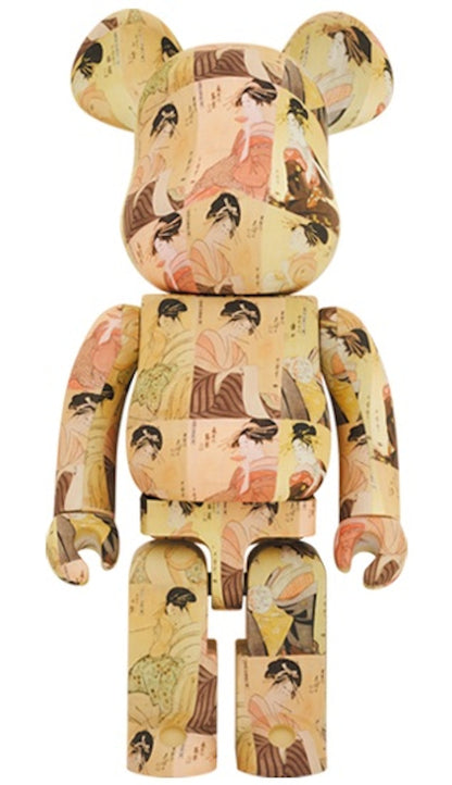 Bearbrick x The British Museum Kitagawa Utamaro (Toji zensei bijin-zoro) 1000%