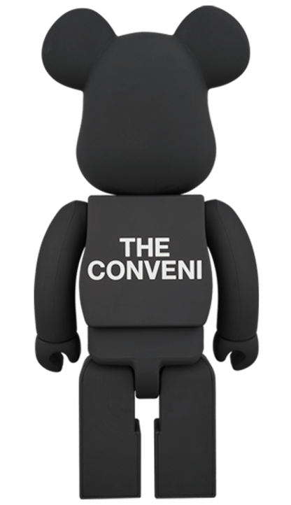 Bearbrick x The Conveni x Fragment 400% Black