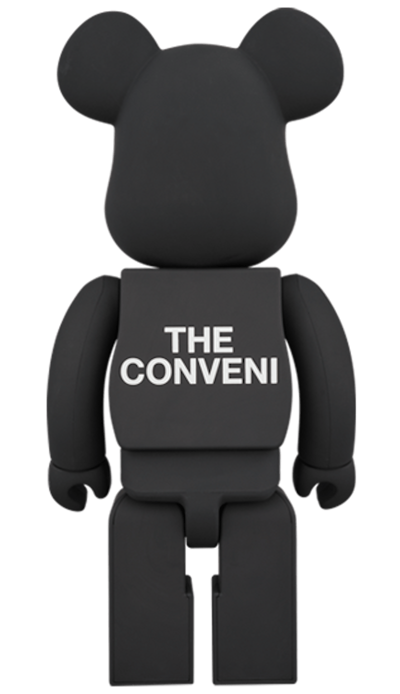 Bearbrick x The Conveni x Fragment 400% Black
