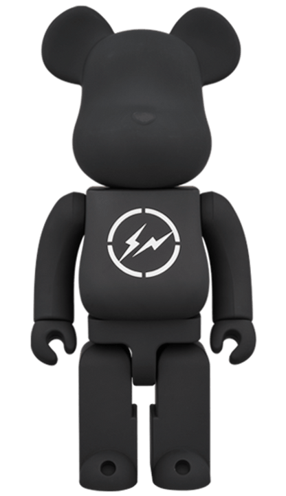 Bearbrick x The Conveni x Fragment 400% Black