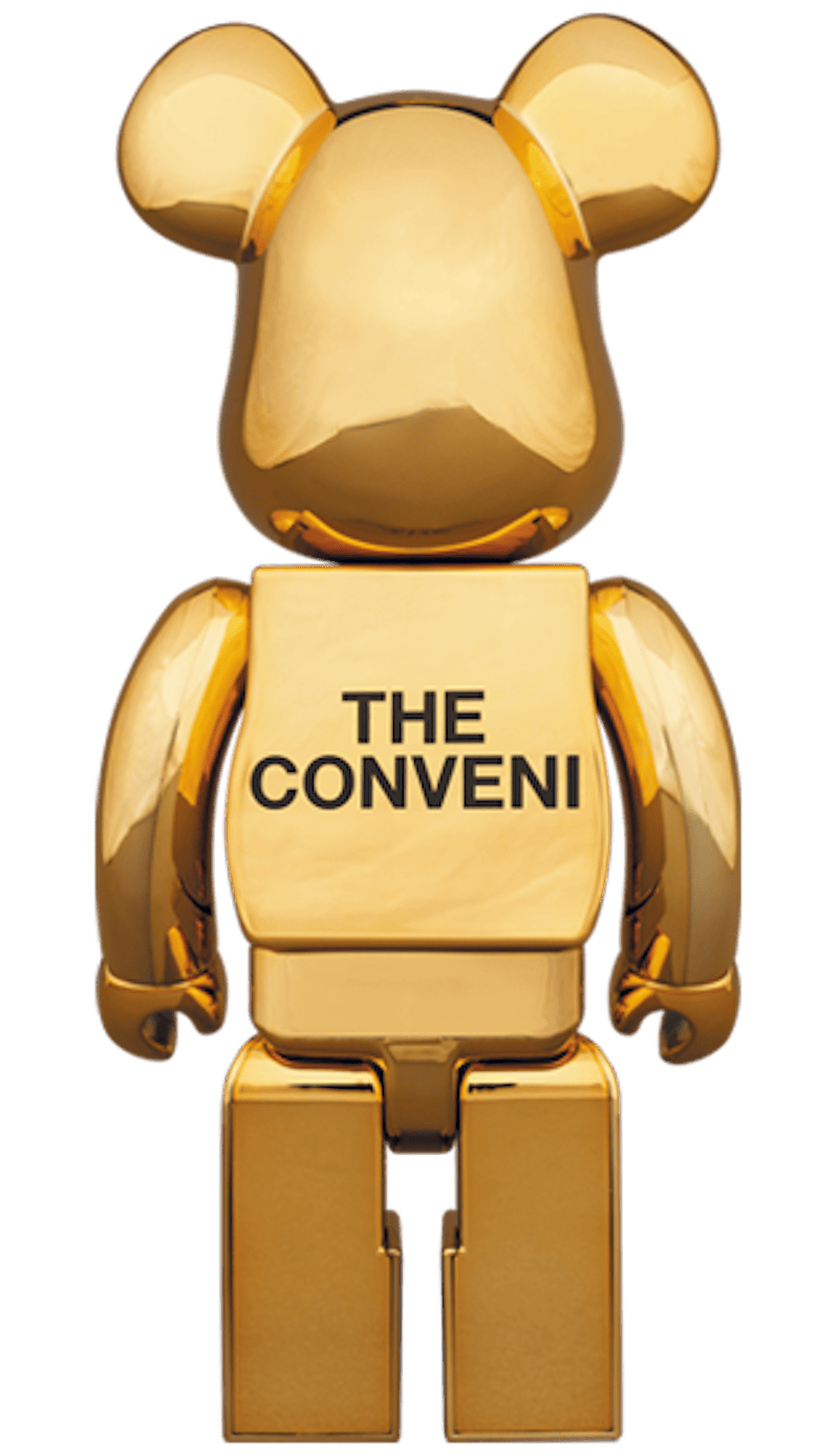 Bearbrick x The Conveni x Fragment 400% Gold