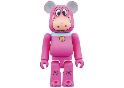 Bearbrick x The Flintstones Dino 100% & 400% Set Pink