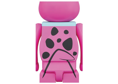 Bearbrick x The Flintstones Dino 100% & 400% Set Pink
