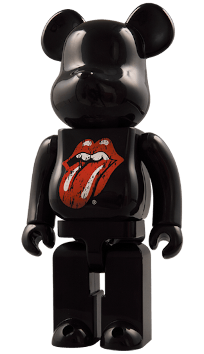 Bearbrick x The Rolling Stones 1000% Black