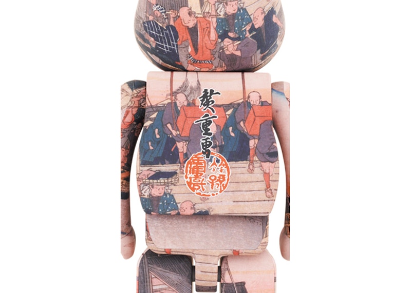 Bearbrick x Tokyo National Museum Hiroshige Utagawa (Fifty-three Stations of the Tokaido) Nihonbashi 1000%