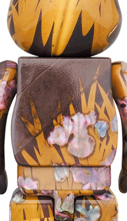 Bearbrick x Tokyo National Museum Korin Ogata National Treasure (Yatsuhashi Makie Mother-of-Pearl Inkstone Box) 100% & 400% Set