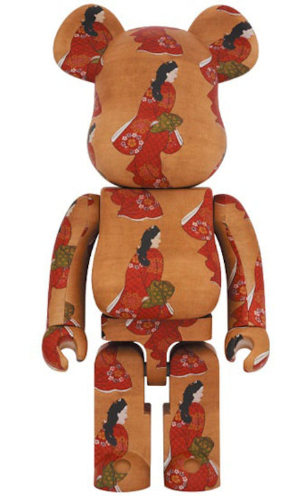 Bearbrick x Tokyo National Museum Moronobu Hishikawa (Beauty Looking Back) 1000%