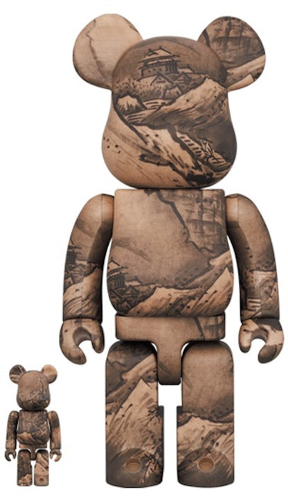 Bearbrick x Tokyo National Museum Sesshu National Treasure (Winter Landscape) 100% & 400% Set