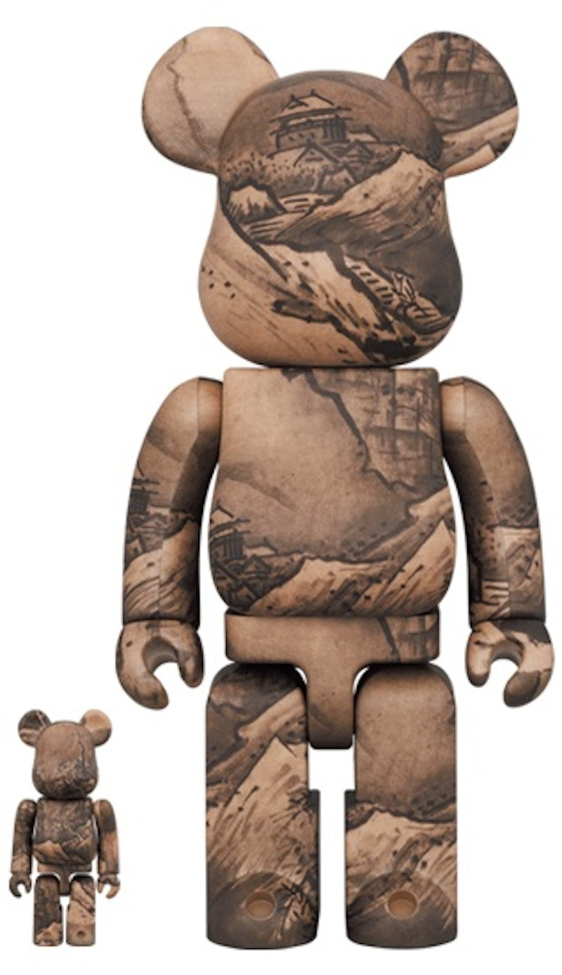 Bearbrick x Tokyo National Museum Sesshu National Treasure (Winter Landscape) 100% & 400% Set