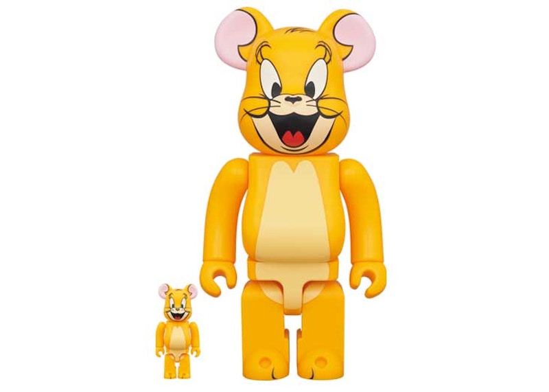 Bearbrick x Tom and Jerry (Jerry) Classic Color 100% & 400% Set