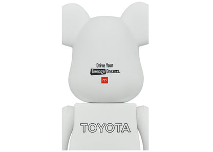 Bearbrick x Toyota (Drive Your Teenage Dreams.) 100% & 400% Set White