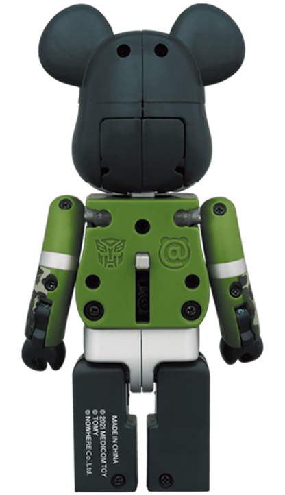 Bearbrick x Transformers Optimus Prime x BAPE 200% Green