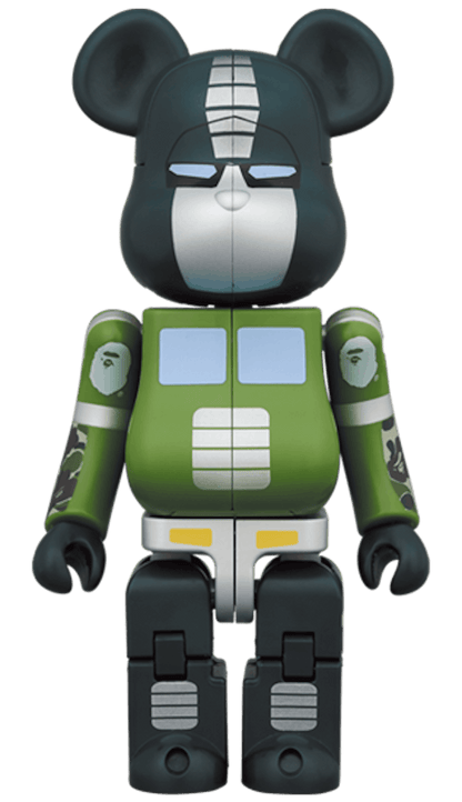 Bearbrick x Transformers Optimus Prime x BAPE 200% Green