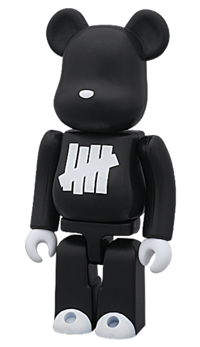 Bearbrick x Undefeated 100% Black