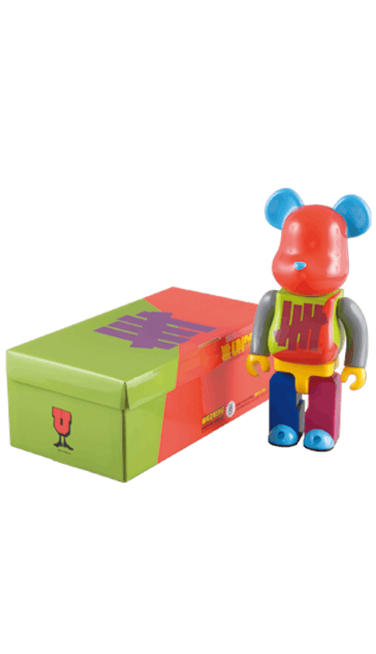 Bearbrick x Undefeated 400% Multi