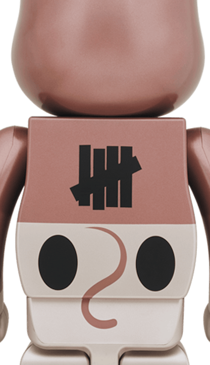 Bearbrick x Undefeated Mickey Mouse 1000% Rose