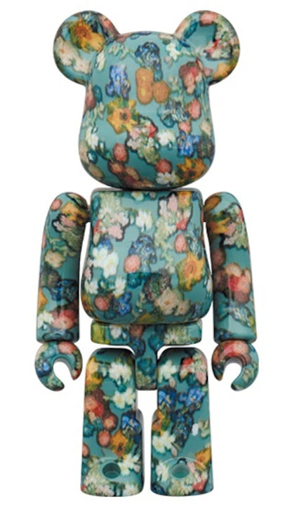 Bearbrick x Van Gogh Museum Floral Pattern 50th Anniversary 100% & 400% Set