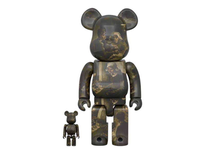 Bearbrick x Van Gogh Museum The Potato Eaters 100% & 400% Set