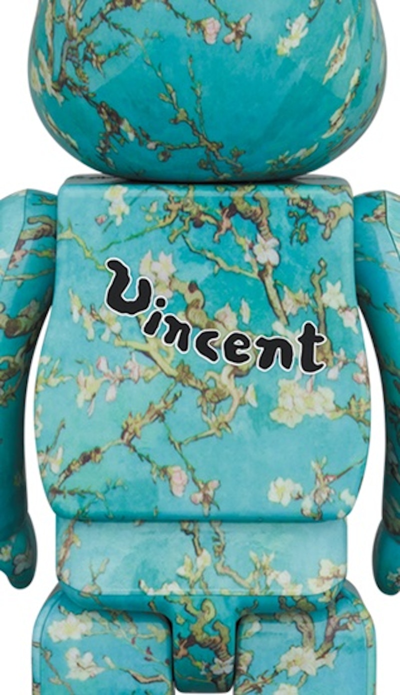 Bearbrick x Van Gogh Museum Van Gogh (Almond Blossom) 100% & 400% Set