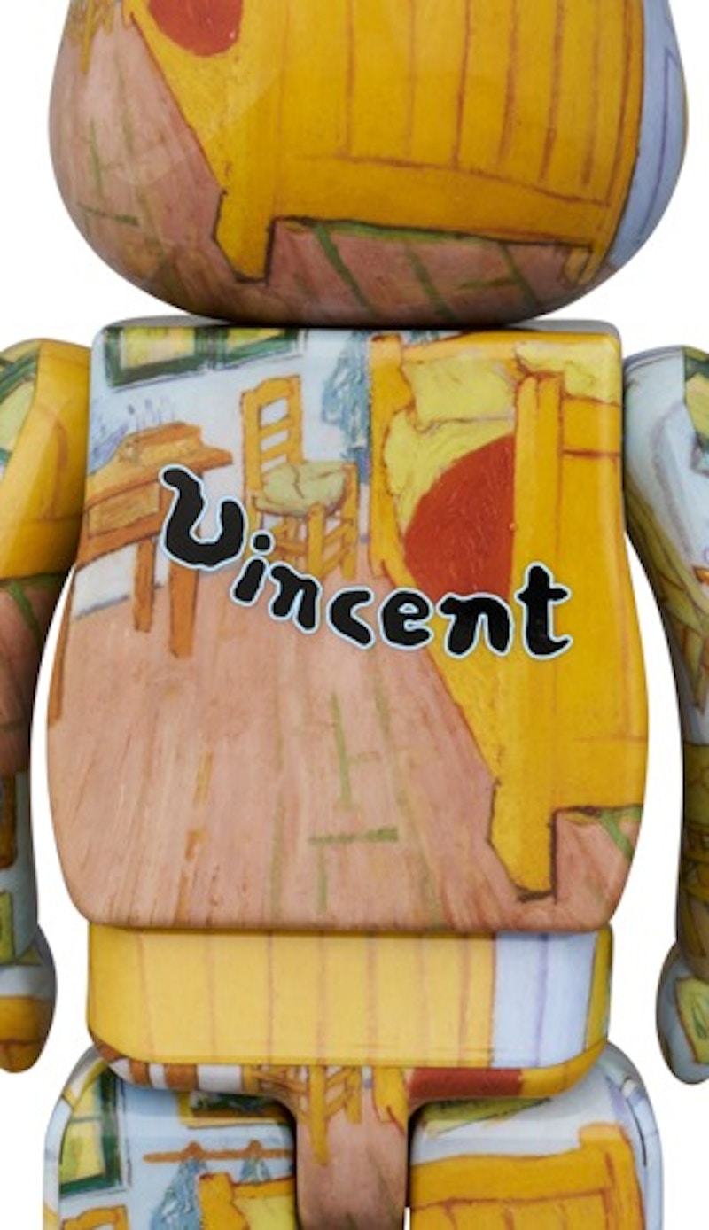 Bearbrick x Van Gogh Museum Van Gogh "The Bedroom" 100% & 400% Set