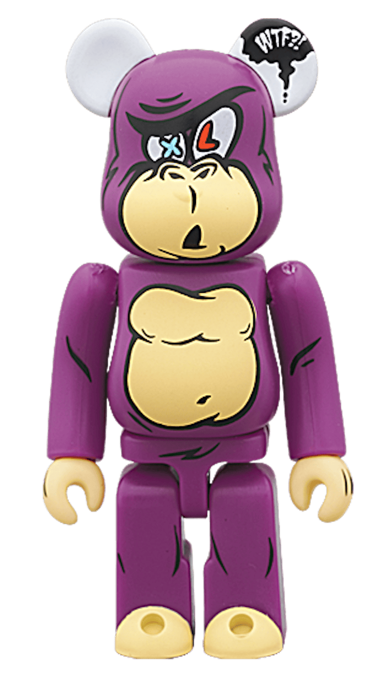 Bearbrick x XLARGE 100% Purple