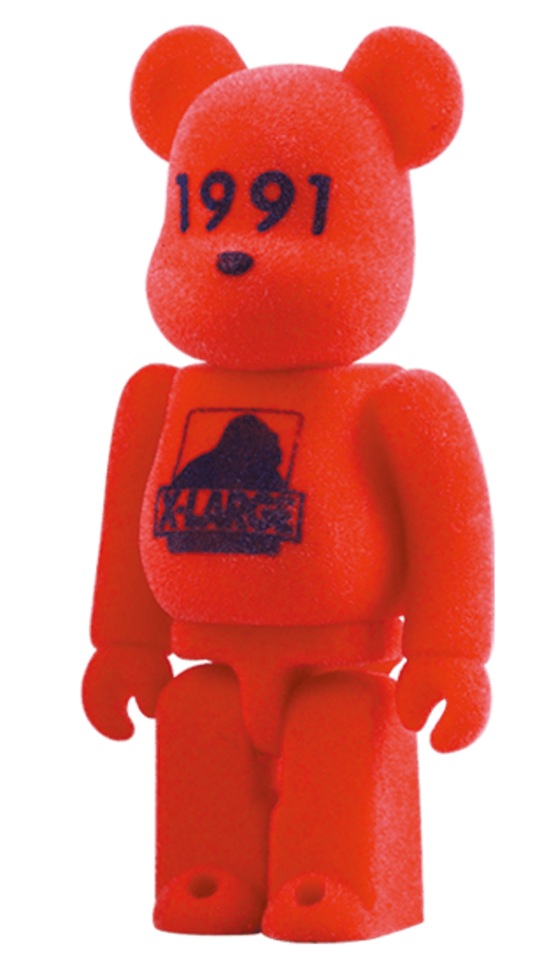 Bearbrick x XLARGE 100% Red